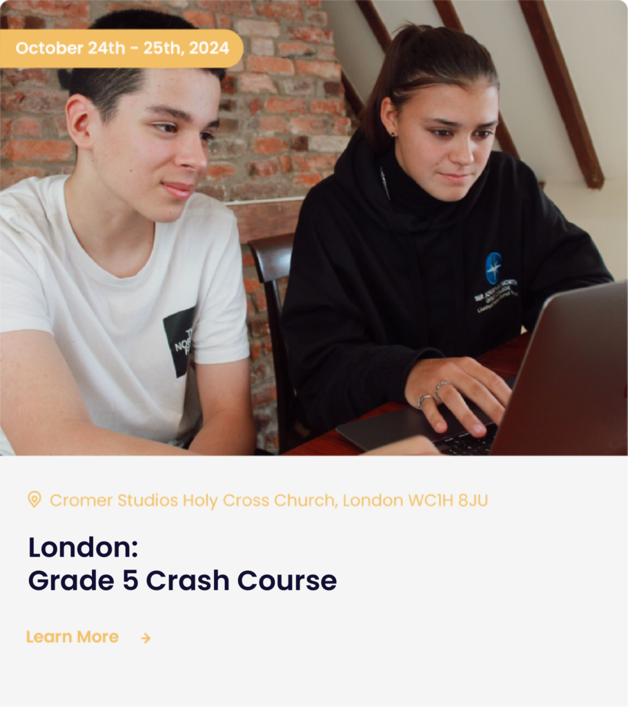 London Grade 5 crash course event